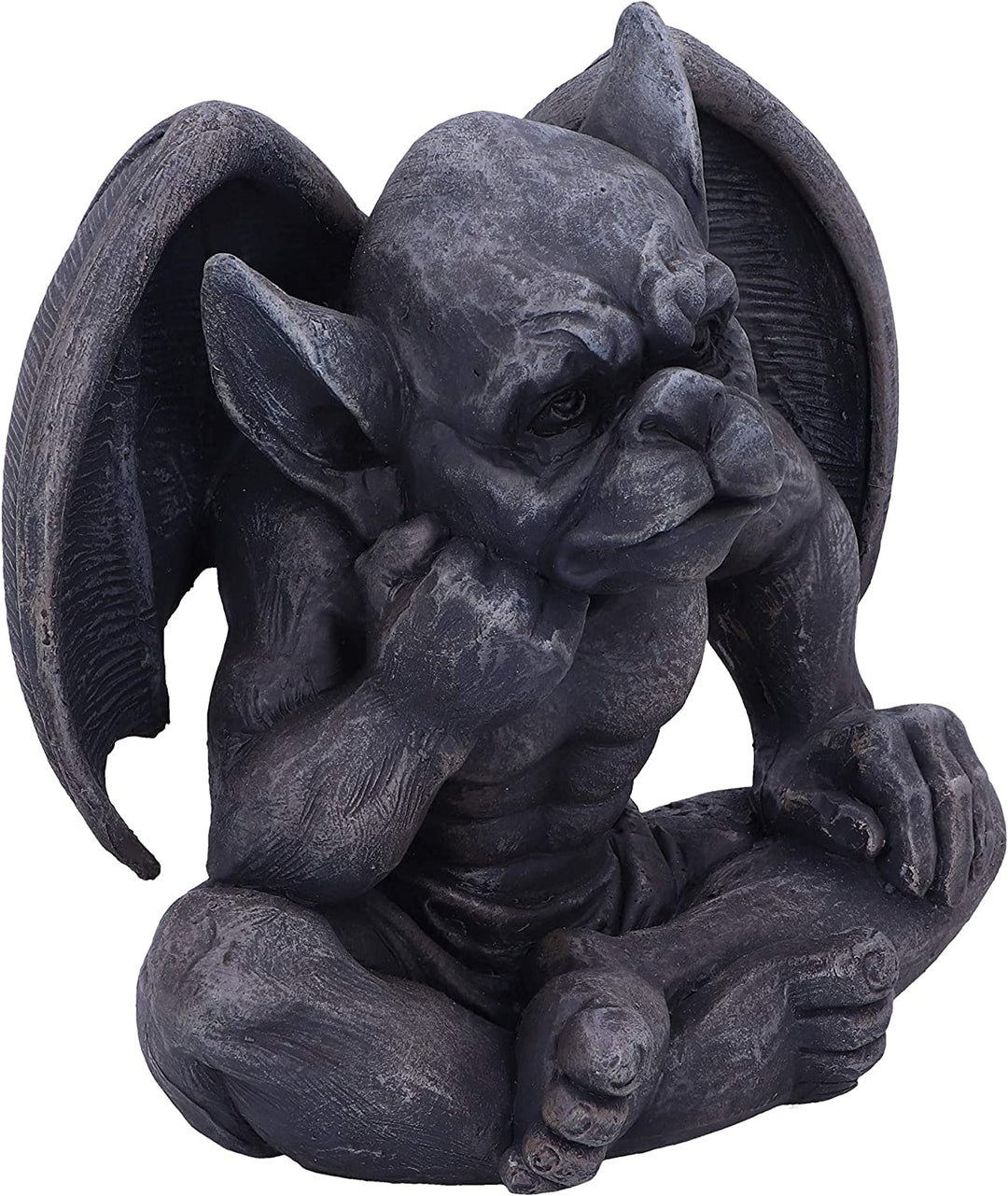 Nemesis Now Laverne dunkelschwarze groteske Gargoyle-Figur, 13 cm