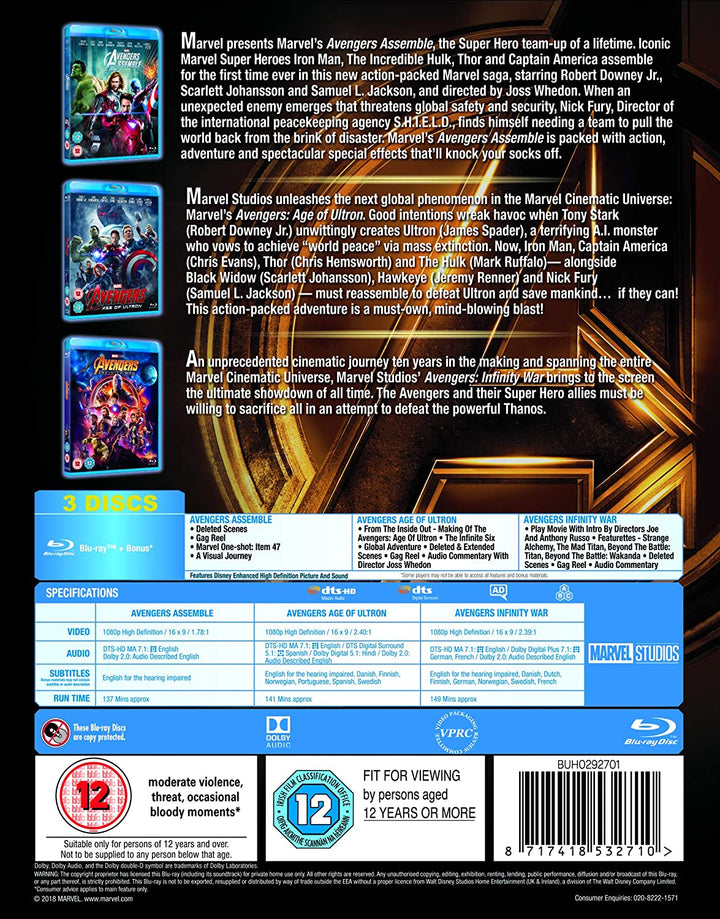 Avengers-Trilogie [2018] [Region Free]