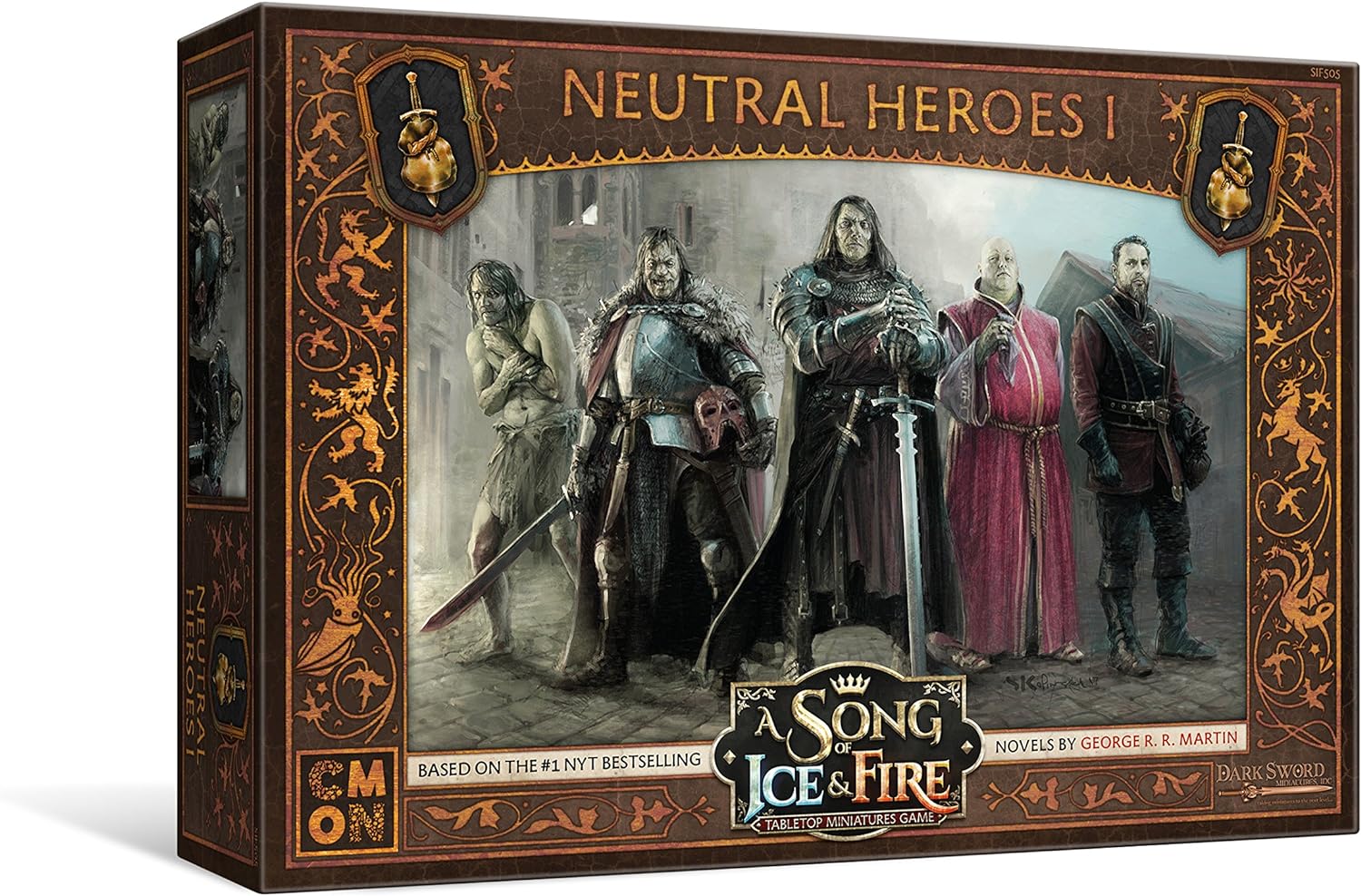 Cool Mini or Not A Song of Ice and Fire: Neutral Heroes Box 1 Miniature Game