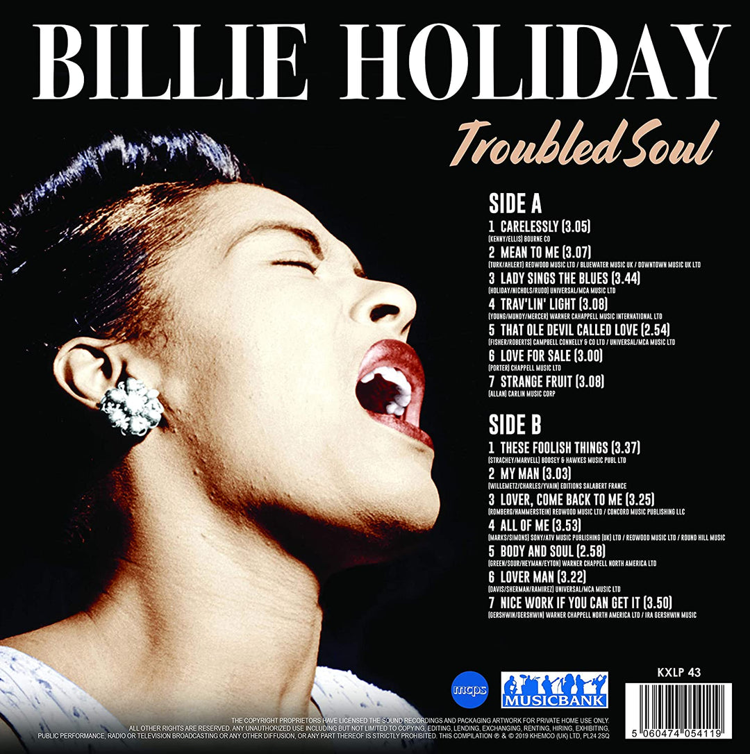 Holiday,Billie – Troubled [Vinyl]