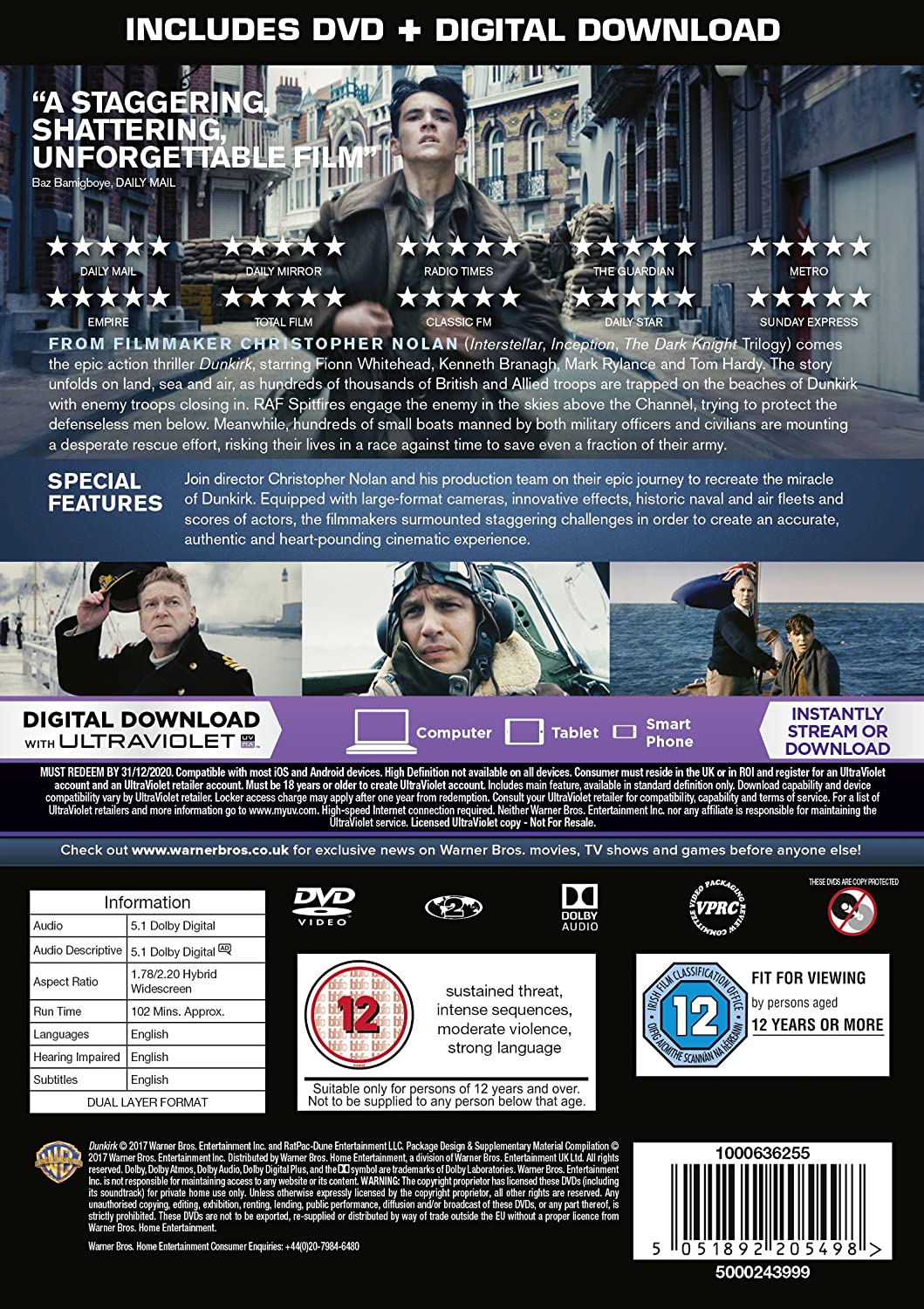 Dünkirchen [2017] [DVD]