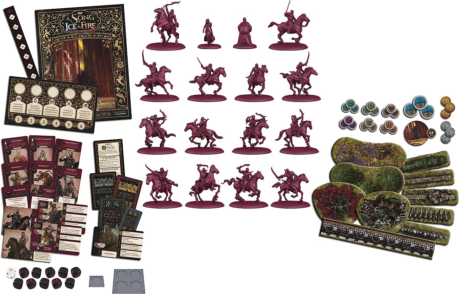 Cool Mini or Not A Song of Ice and Fire: Targaryen Starter Set Core Box Miniature Game 3