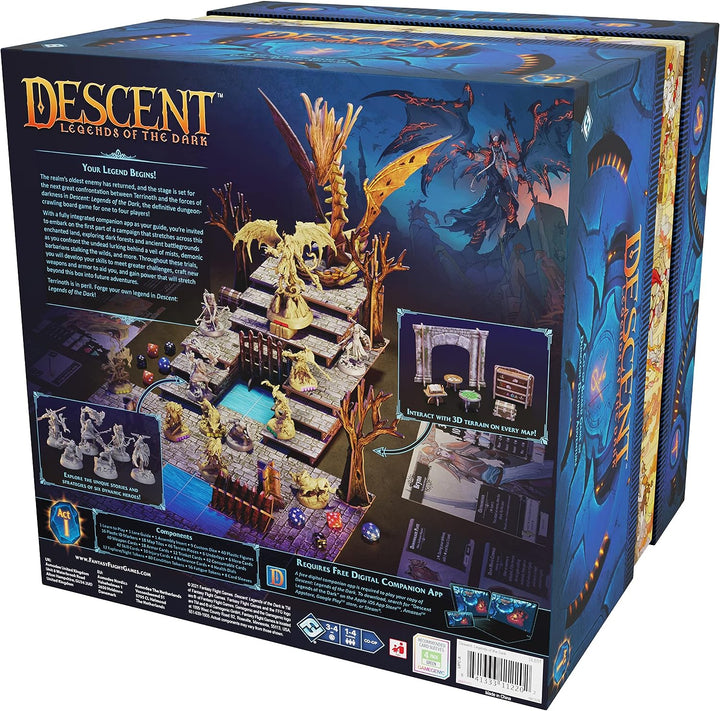 Fantasy-Flugspiele | Descent: Legends of The Dark | Miniaturspiel
