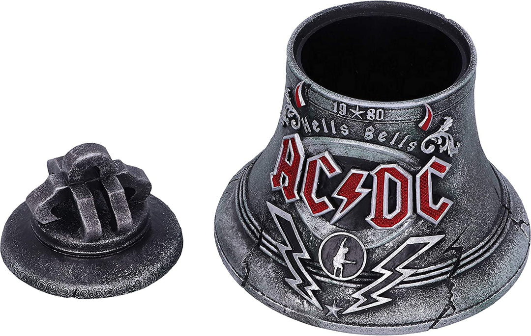 Nemesis Now offiziell lizenzierte ACDC Hells Bells Box, Harz, Schwarz, 13 cm
