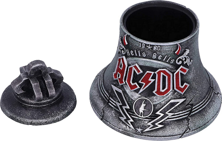 Nemesis Now offiziell lizenzierte ACDC Hells Bells Box, Harz, Schwarz, 13 cm