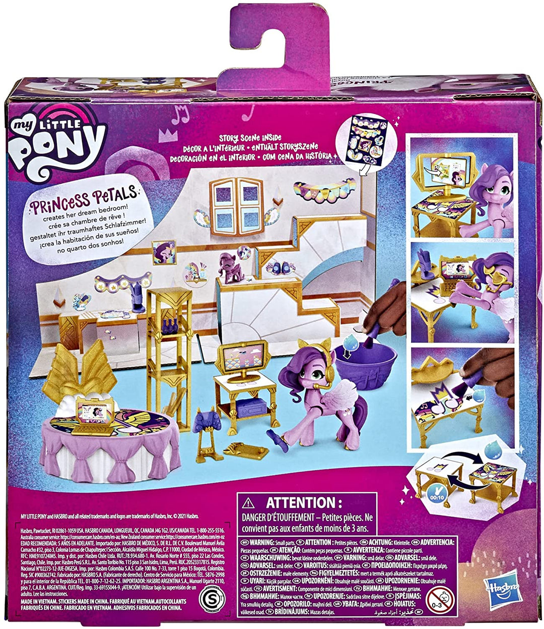 My Little Pony: Ein königliches Zimmer der neuen Generation enthüllt Blütenblätter von Prinzessin Pipp – 7,5 cm