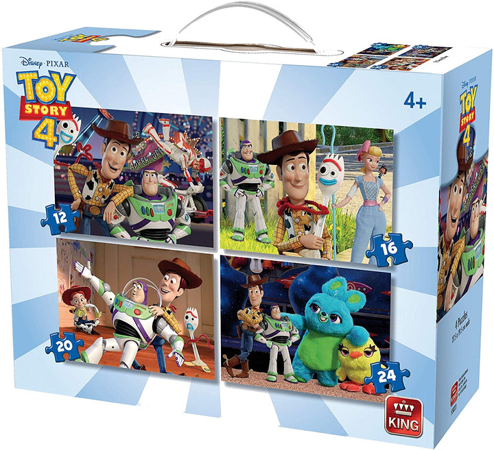 4 in 1 Disney Toy Story 4 Puzzle - Im Koffer