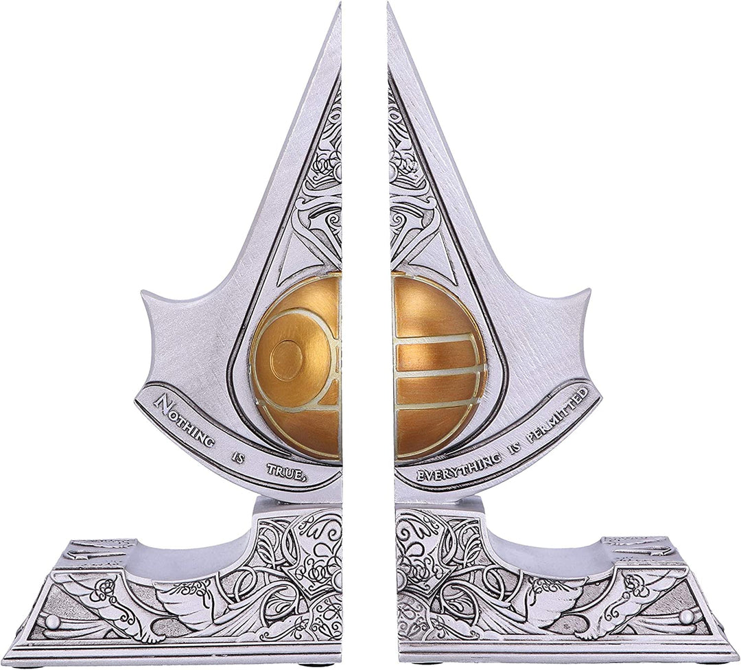 Nemesis Now offiziell lizenzierte Assassin's Creed Apple of Eden Buchstützen aus Kunstharz, S