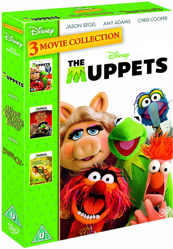 Die Muppets/Der Zauberer der Muppets von Oz/Die Schatzinsel der Muppets, Dreierpack – [DVD]
