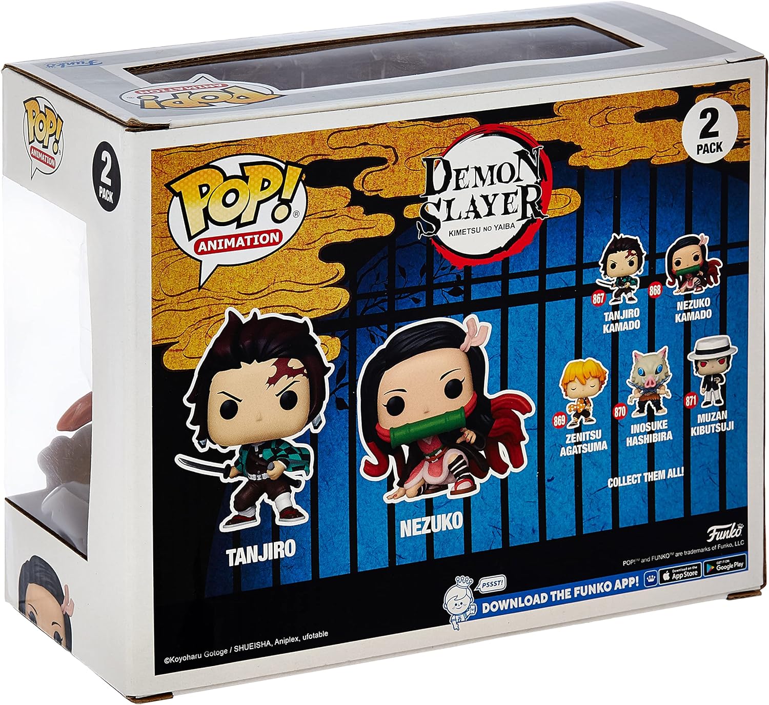 Funko Demon Slayer - Tanjiro & Nezuko 2 Pack Pop! Vinyl 3