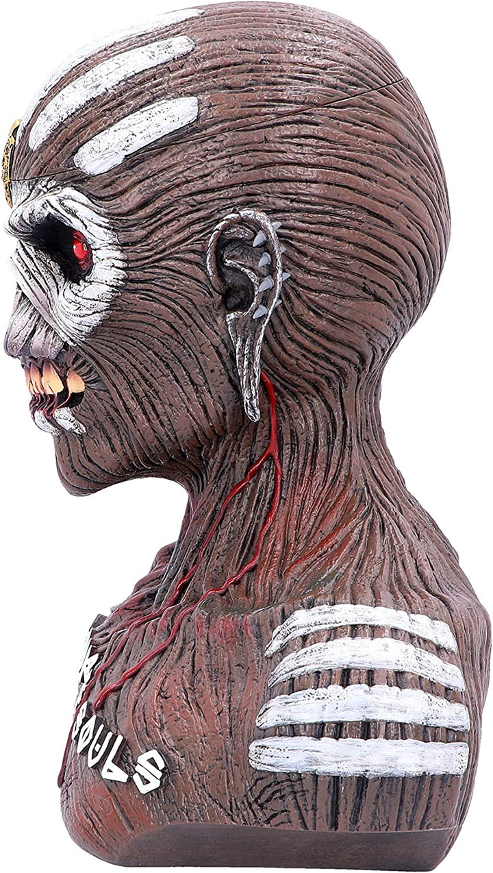 Nemesis Now offiziell lizenzierte Iron Maiden Book of Souls Eddie Büstenbox, braun, 26 cm