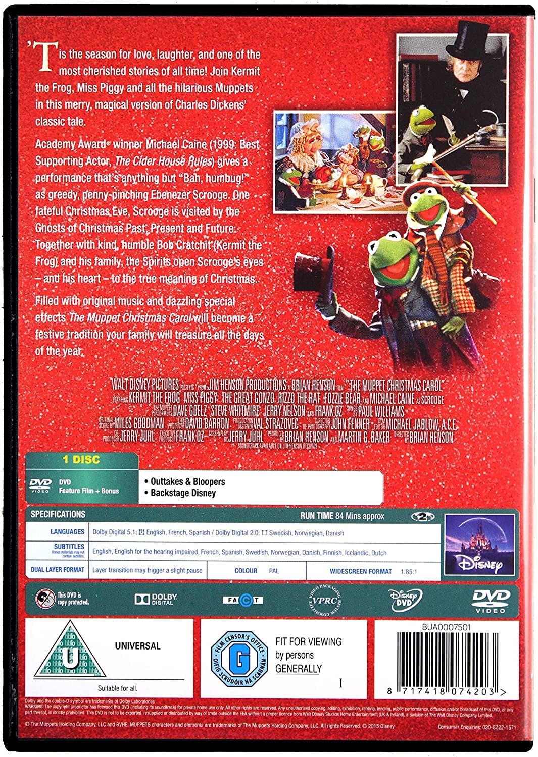 The Muppet Christmas Carol (1992) - DVD