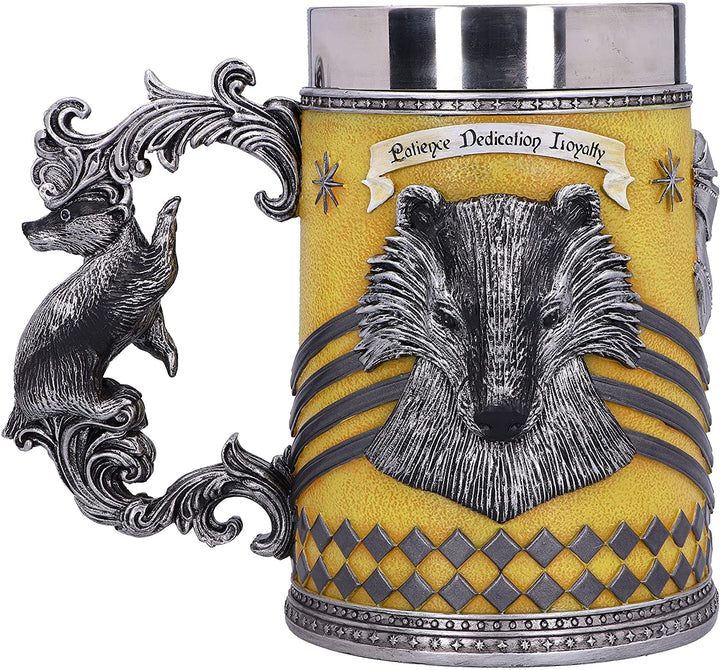 Nemesis Now offiziell lizenzierter Harry Potter Hufflepuff Hogwarts House Sammelkrug, Gelb, 15,5 cm