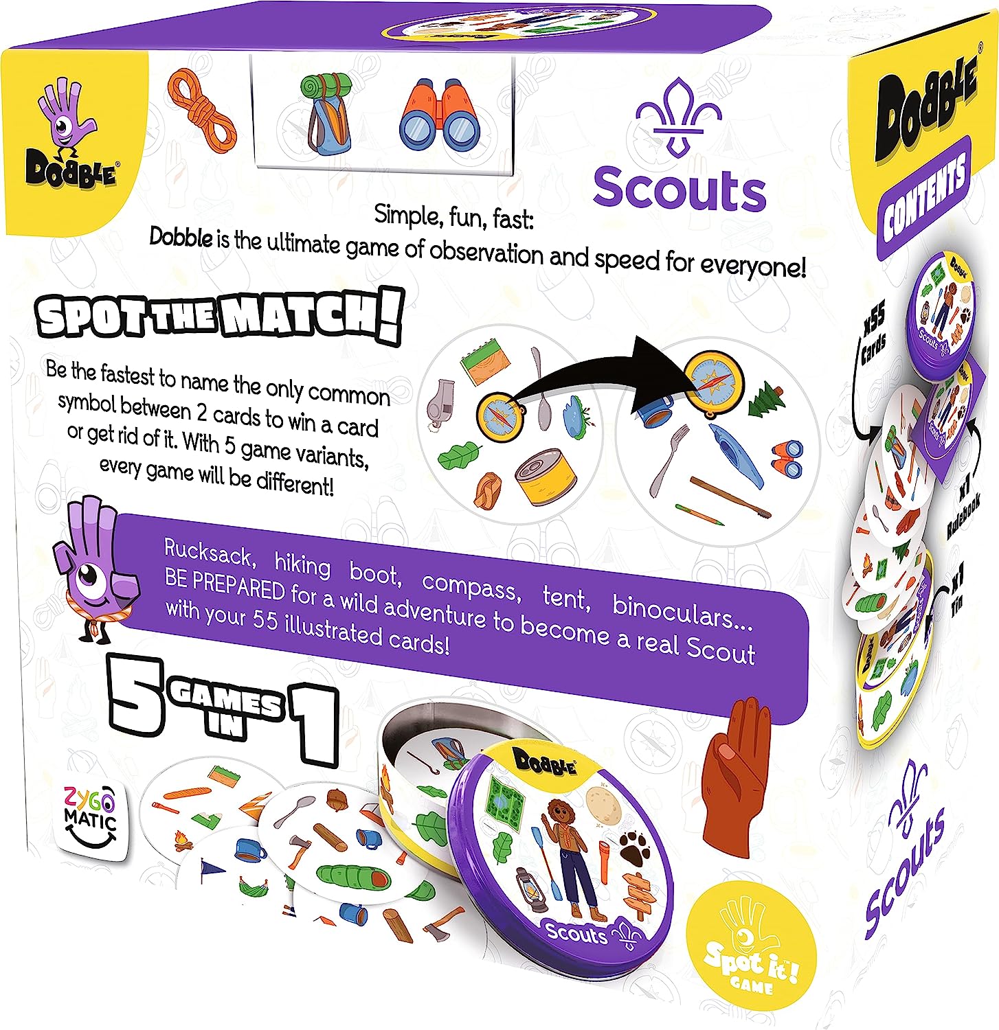 Asmodee Dobble Scouts Card Game