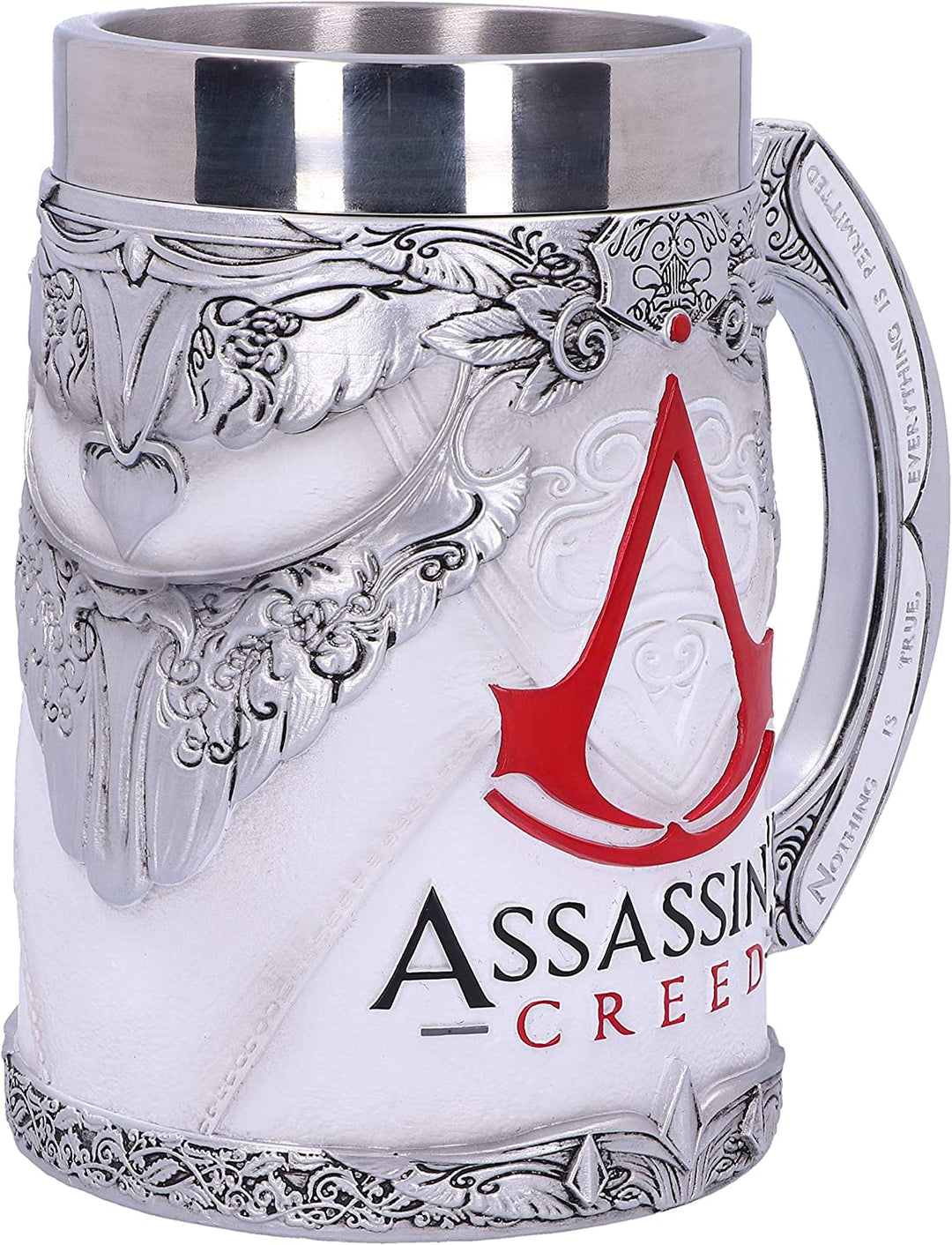 Nemesis Now B5296S0 Offiziell lizenzierter Assassins Creed White Game Krug, Resi