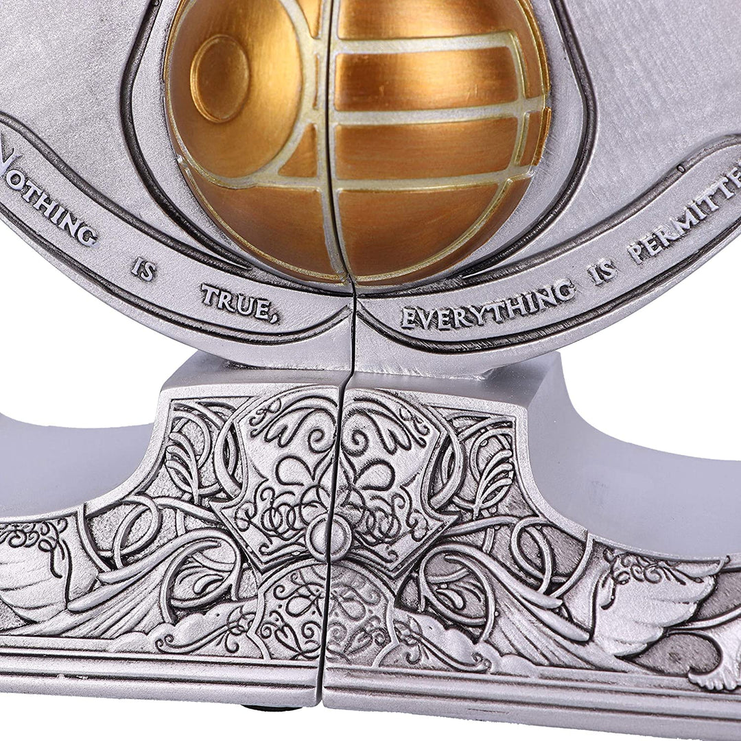 Nemesis Now offiziell lizenzierte Assassin's Creed Apple of Eden Buchstützen aus Kunstharz, S