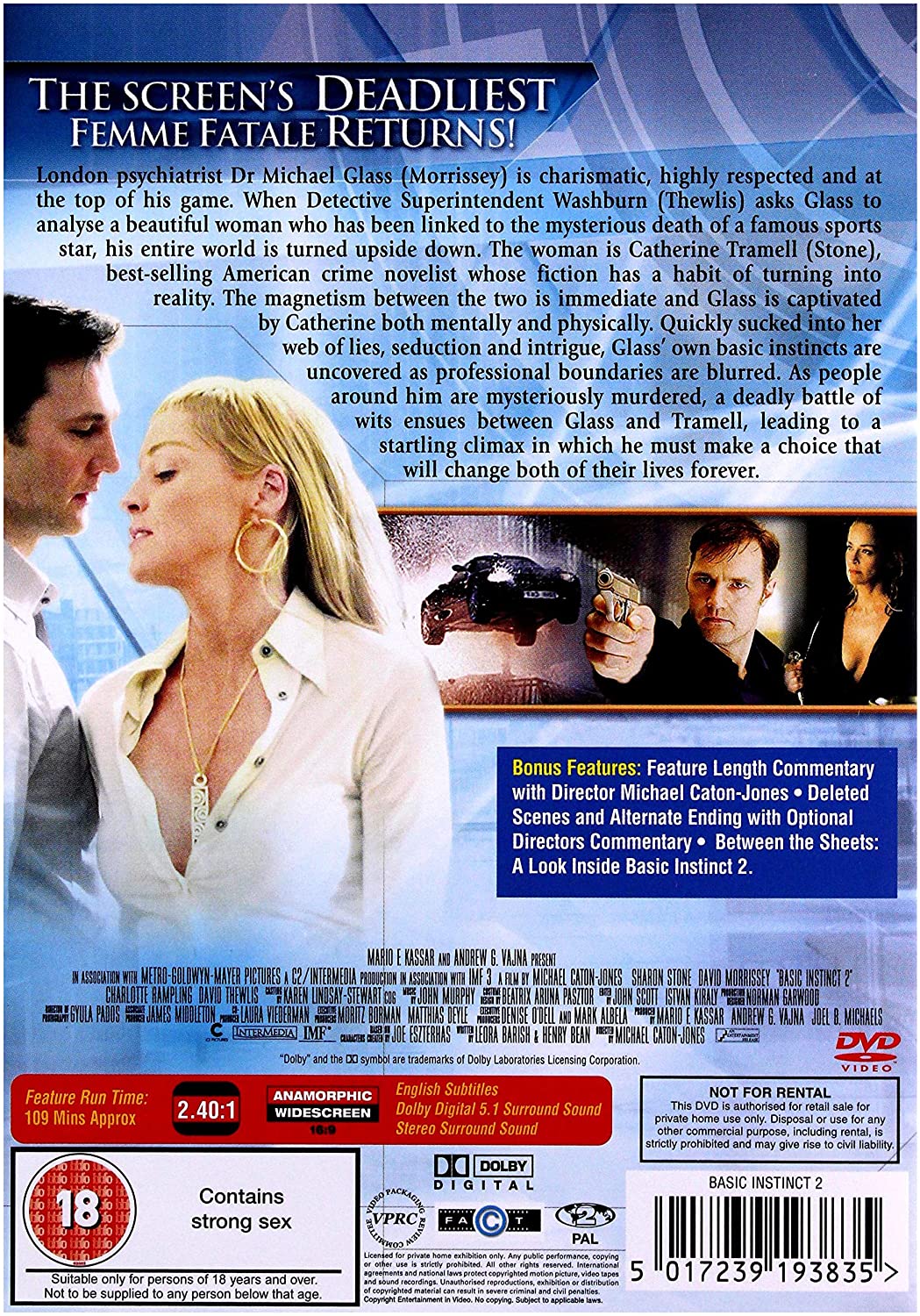 Basic Instinct 2 (Uncut-Version) [DVD]