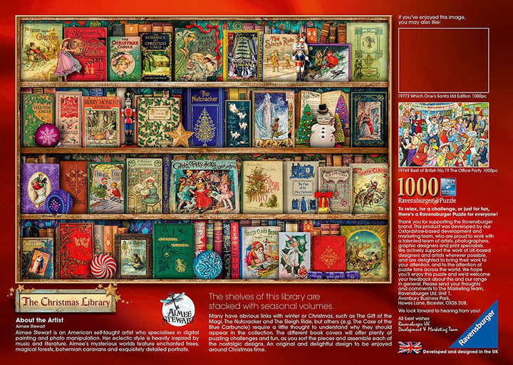 Ravensburger 19801 Die Weihnachtsbibliothek, 1000 Stück