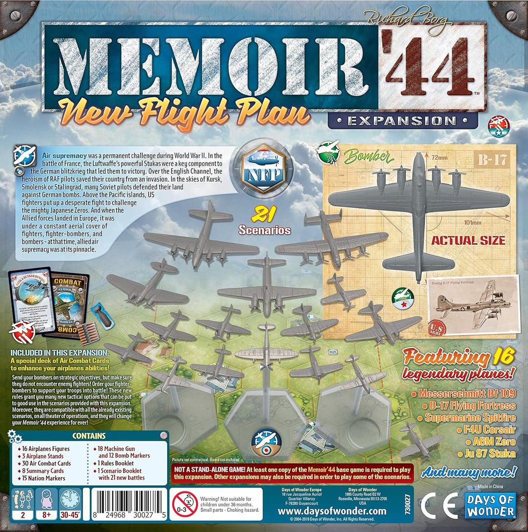 Days of Wonder - Memoir '44: Expansion - New Flight Plan - Board Game