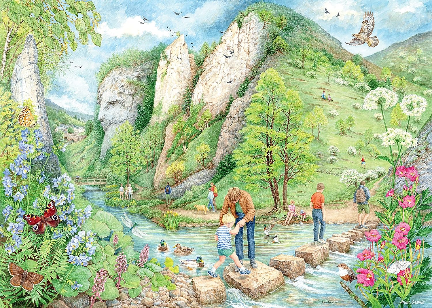 Ravensburger Dovedale 1000 Piece Jigsaw Puzzle - Scenic Walking Landscape for Adults & Kids 12+ 3