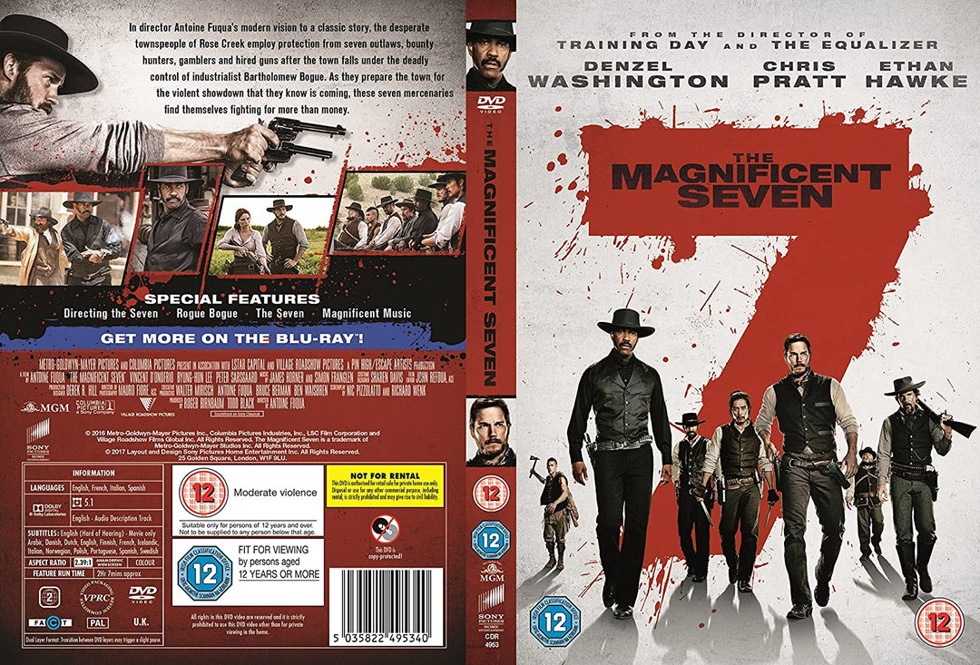 Die glorreichen Sieben [DVD] [2016]