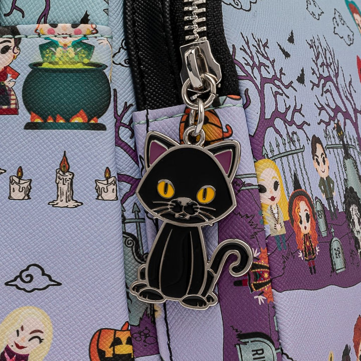 Loungefly Disney Hocus Pocus Mini-Rucksack mit Allover-Print