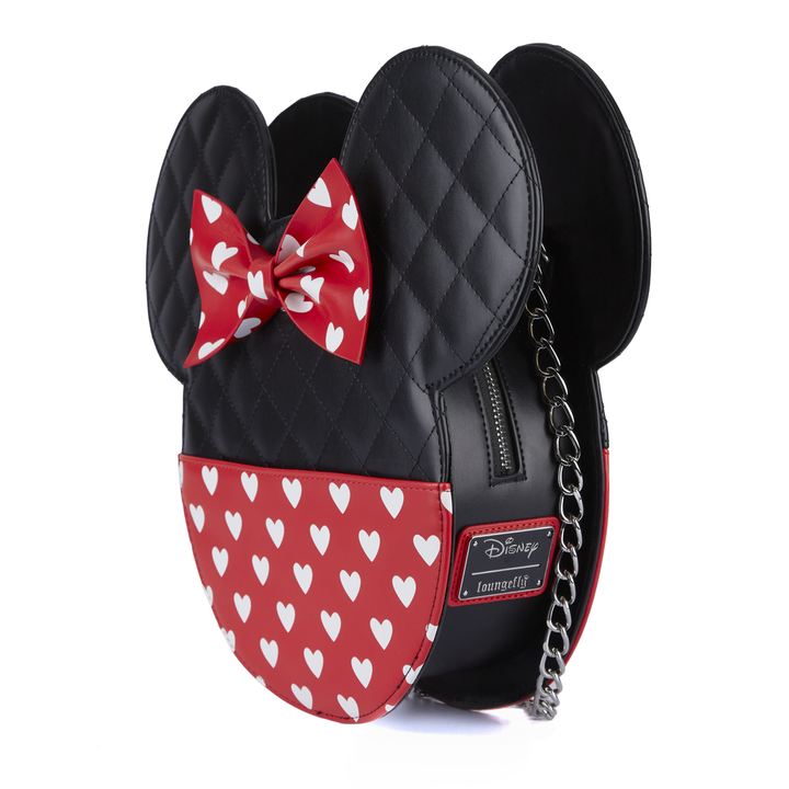 Loungefly Disney Mickey und Minnie Valentines Wende-Umhängetasche