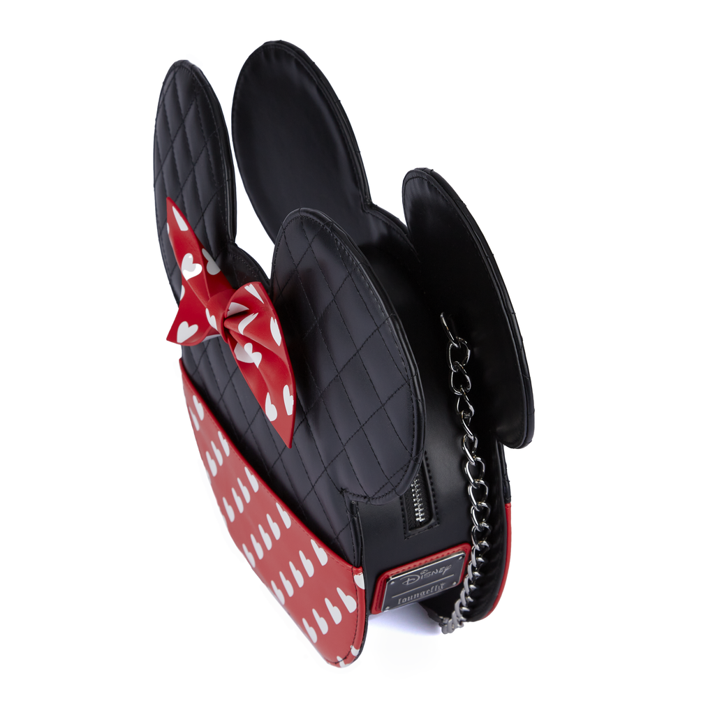 Loungefly Disney Mickey und Minnie Valentines Wende-Umhängetasche
