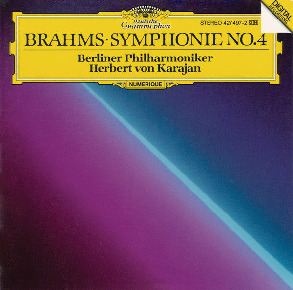 Brahms: Symphonie Nr. 4 in e-Moll, Op. 98 [Audio-CD]