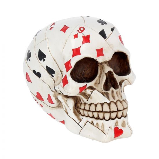 Nemesis Now Dead Mans Handschädel-Figur, 17 cm, Weiß