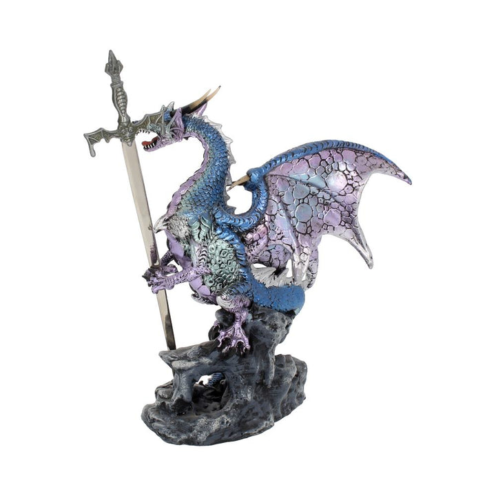 Nemesis Now Brieföffner „Schwert des Drachen“, 23 cm, Blau