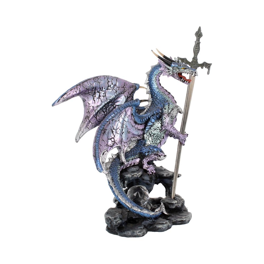 Nemesis Now Brieföffner „Schwert des Drachen“, 23 cm, Blau