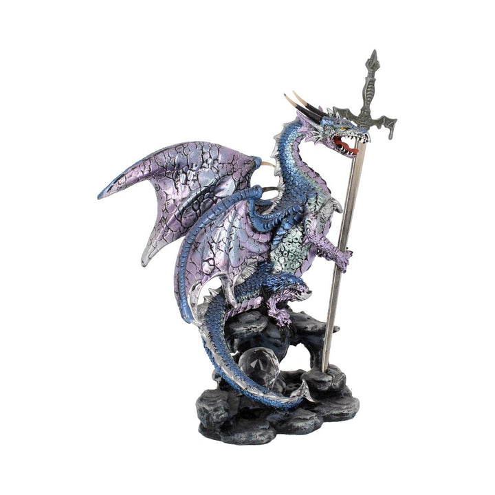 Nemesis Now Brieföffner „Schwert des Drachen“, 23 cm, Blau