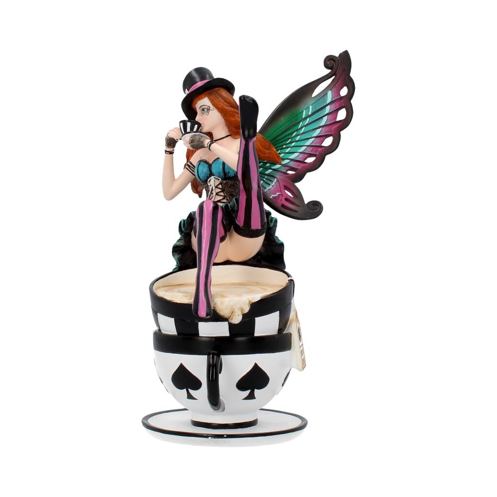 Nemesis Now B3317J7 Hutmacher-Figur, 16 cm, Kunstharz, Blaugrün, Einheitsgröße
