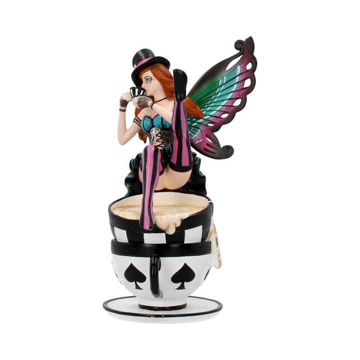 Nemesis Now B3317J7 Hutmacher-Figur, 16 cm, Kunstharz, Blaugrün, Einheitsgröße