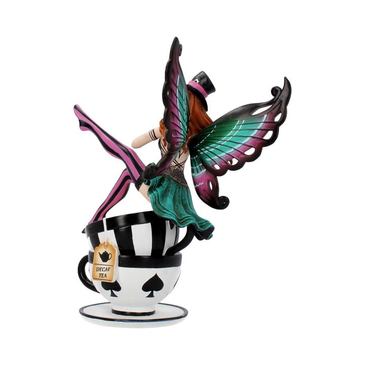 Nemesis Now B3317J7 Hutmacher-Figur, 16 cm, Kunstharz, Blaugrün, Einheitsgröße