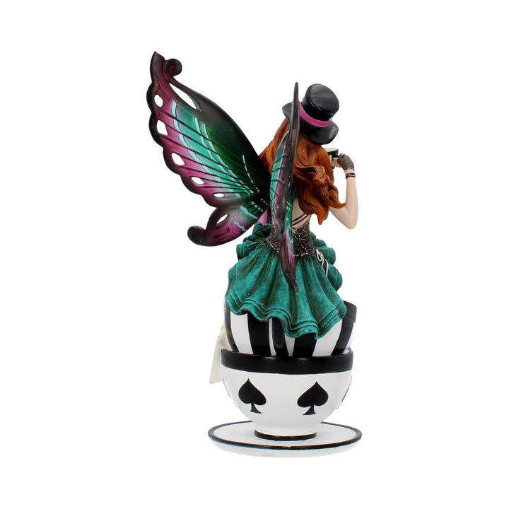 Nemesis Now B3317J7 Hutmacher-Figur, 16 cm, Kunstharz, Blaugrün, Einheitsgröße