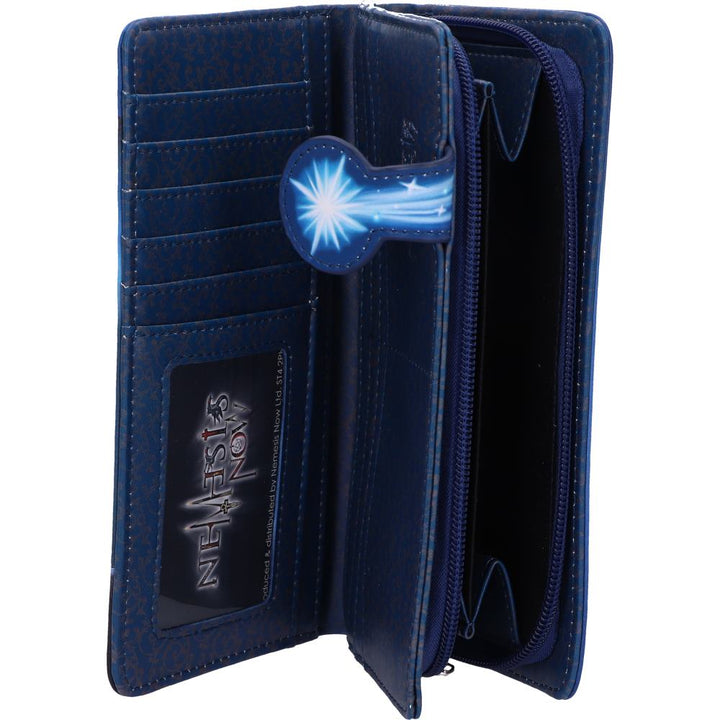 Nemesis Now B3940K8 Wish Upon a Star Lisa Parker geprägte Geldbörse, 18,5 cm, Blau, PU