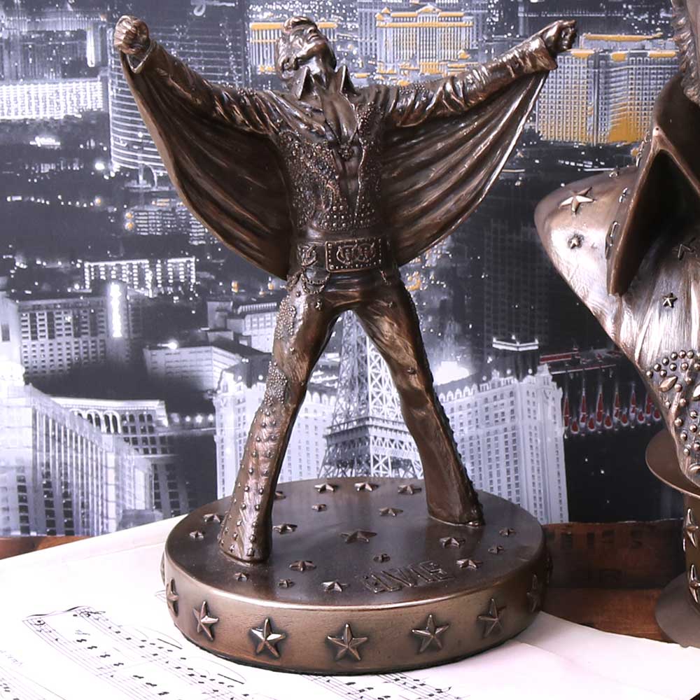 Nemesis Now B4023K8 Elvis Bronze-Harzfigur, 22 cm