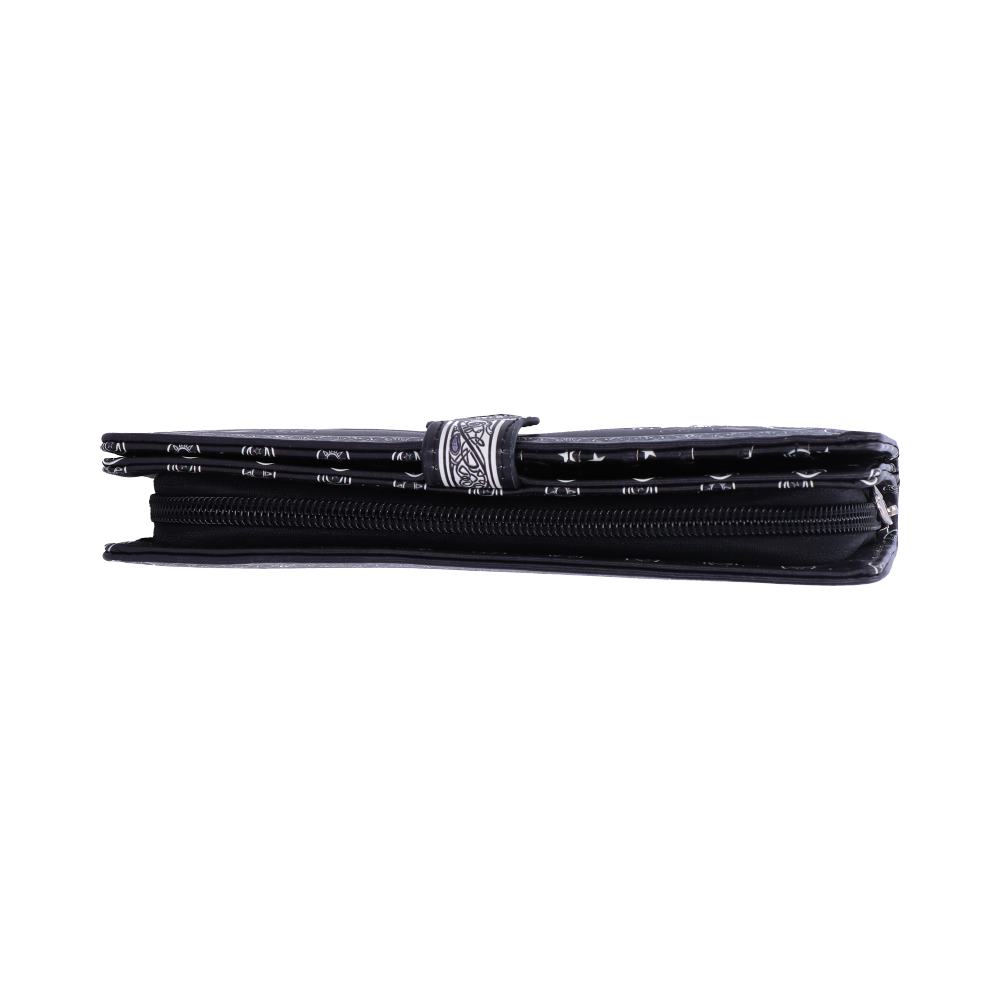 Nemesis Now B4106M8 Geldbörse mit Spirit Board-Prägung, 19 cm, Schwarz, PU