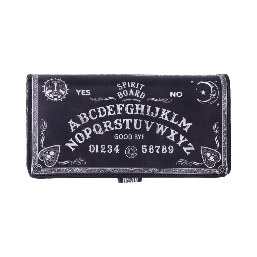 Nemesis Now B4106M8 Geldbörse mit Spirit Board-Prägung, 19 cm, Schwarz, PU
