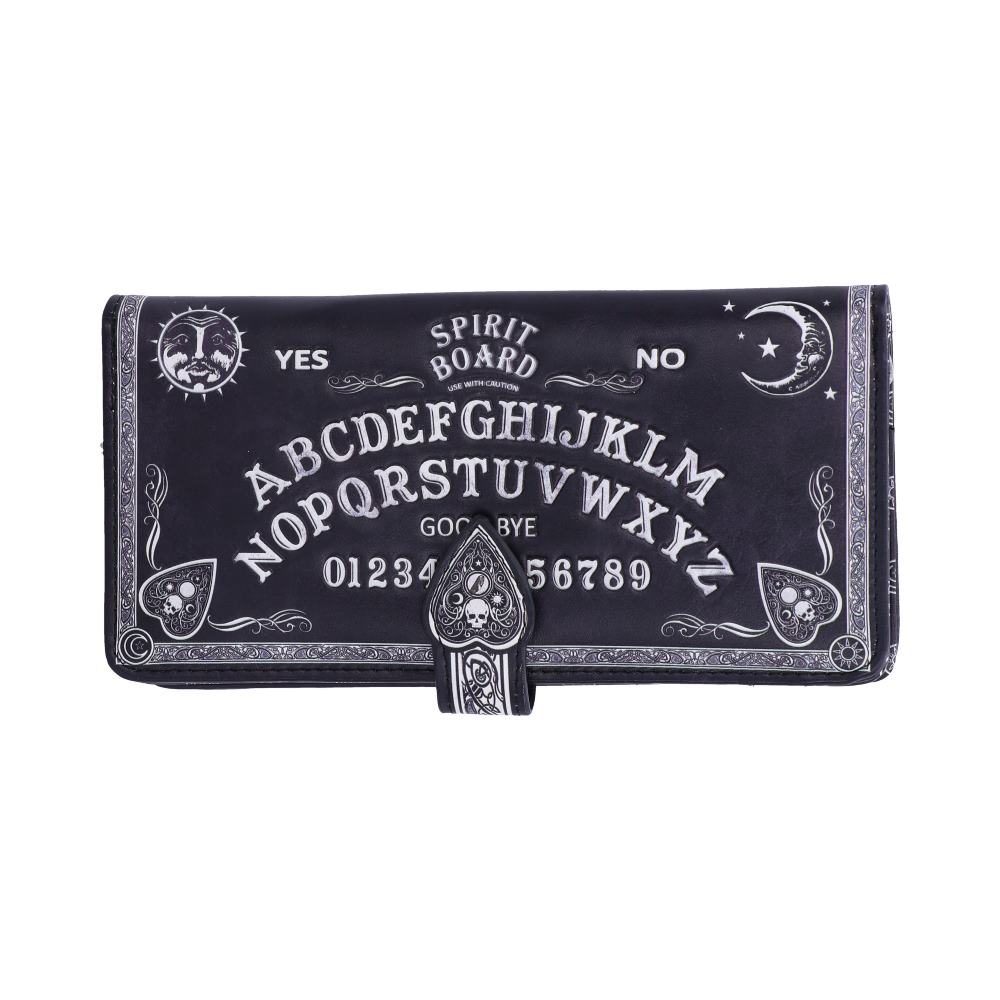 Nemesis Now B4106M8 Geldbörse mit Spirit Board-Prägung, 19 cm, Schwarz, PU
