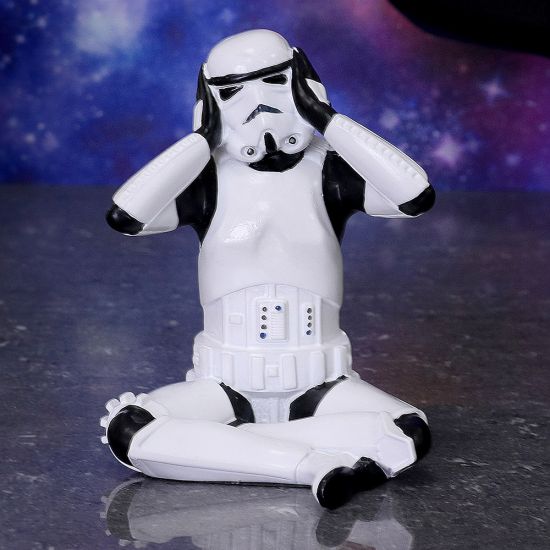 Nemesis Now B4893P9 Original Stormtrooper Three Wise Sci-Fi Hear No Evil, Mehrfarbig, Einheitsgröße