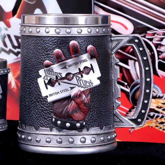 Nemesis Now B4895P9 Judas Priest British Steel Album Humpenbecher, Schwarz, Einheitsgröße