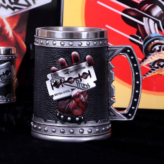 Nemesis Now B4895P9 Judas Priest British Steel Album Humpenbecher, Schwarz, Einheitsgröße