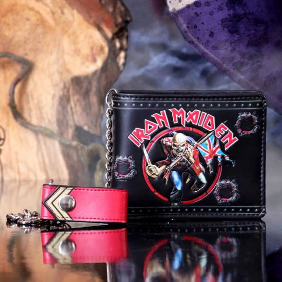 Nemesis Now offiziell lizenzierte Iron Maiden Eddie Trooper Geldbörse, PU, ​​Schwarz, 11 cm