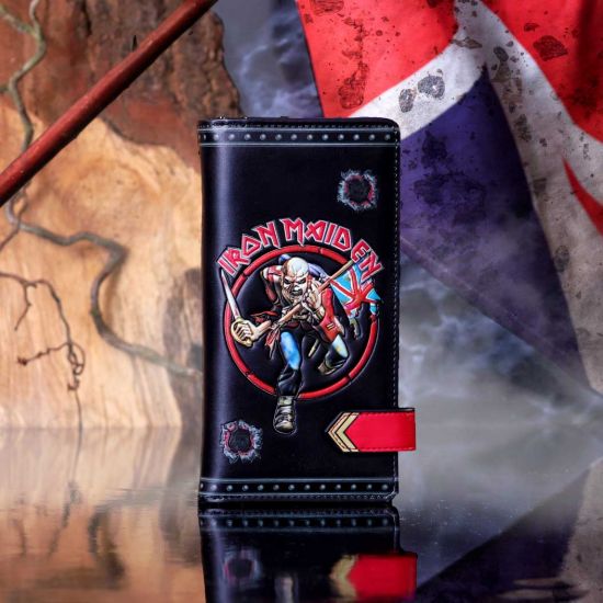 Nemesis Now offiziell lizenzierte Iron Maiden Eddie Trooper geprägte Geldbörse, PU, ​​Bl