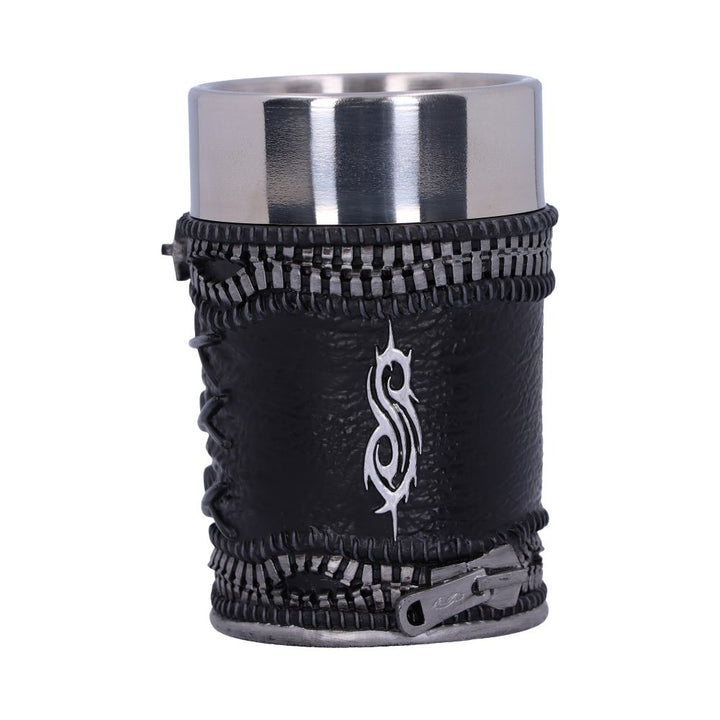 Nemesis Now, offiziell lizenziertes Slipknot Flaming Goat Logo Schnapsglas, Schwarz, 1 Stück (1 Stück)
