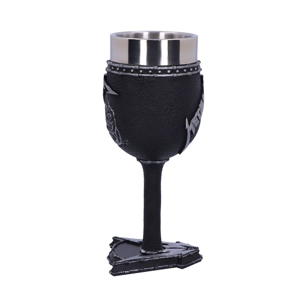 Nemesis Now B5222R0 Offiziell lizenziertes Metallica Black Album Kelch-Weinglas, 18 cm