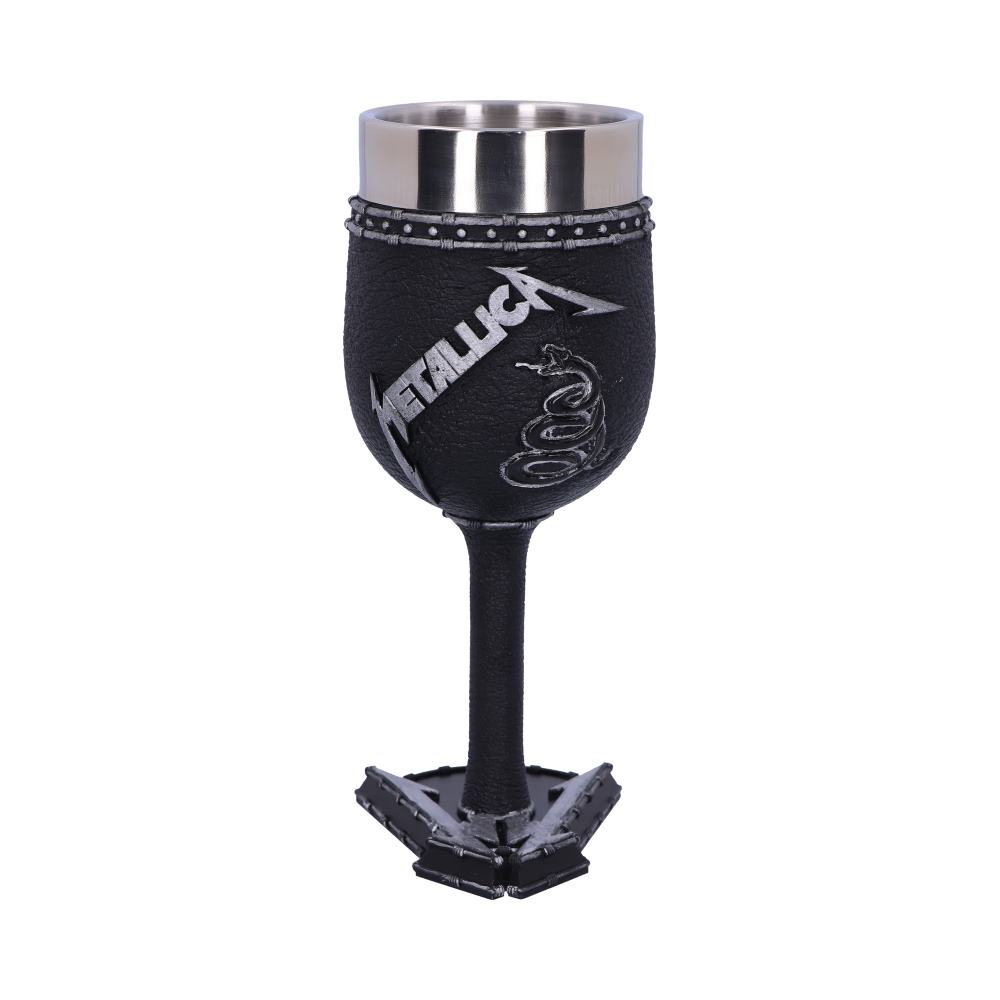 Nemesis Now B5222R0 Offiziell lizenziertes Metallica Black Album Kelch-Weinglas, 18 cm